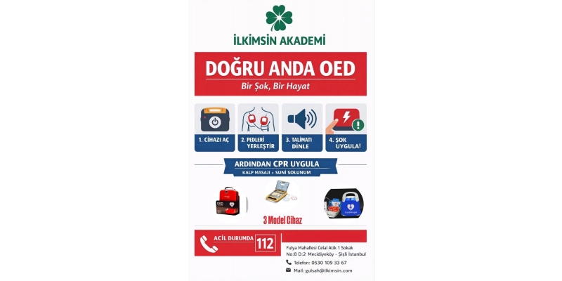 AED CİHAZ(OED-ŞOK CİHAZ)